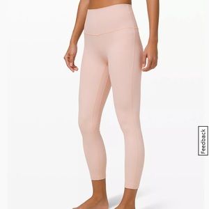 Pink Lululemon Align Leggings
